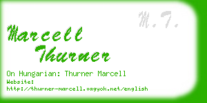 marcell thurner business card